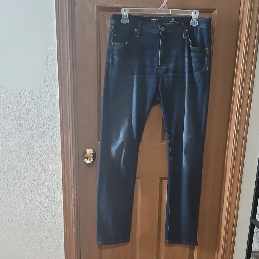 AG Adriano Goldschmied Dark Blue Slim Jeans THE EVERETT 36X32 Slim Straight